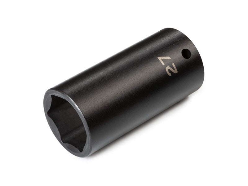 TEKTON 1/2 Inch Drive x 27 mm Deep 6-Point Impact Socket | SID23127 - Image 1